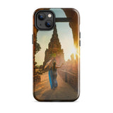 Coque iPhone® (Temple at sunset, Indonesia) Home Travel World Store
