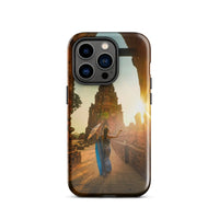 Coque iPhone® (Temple at sunset, Indonesia) Home Travel World Store
