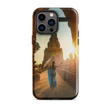 Coque iPhone® (Temple at sunset, Indonesia) Home Travel World Store
