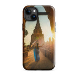 Coque iPhone® (Temple at sunset, Indonesia) Home Travel World Store