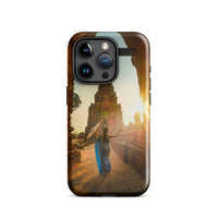 Coque iPhone® (Temple at sunset, Indonesia) Home Travel World Store