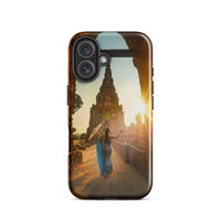 Coque iPhone® (Temple at sunset, Indonesia) Home Travel World Store
