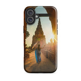 Coque iPhone® (Temple at sunset, Indonesia) Home Travel World Store