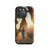 Coque iPhone® (Temple at sunset, Indonesia) Home Travel World Store