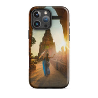 Coque iPhone® (Temple at sunset, Indonesia) Home Travel World Store