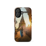 Coque iPhone® (Temple at sunset, Indonesia) Home Travel World Store