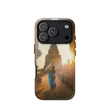 Coque iPhone® (Temple at sunset, Indonesia) Home Travel World Store