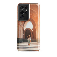 Coque solide pour Samsung® (Visite d'un temple indien) Home Travel World Store