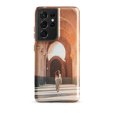 Coque solide pour Samsung® (Visite d'un temple indien) Home Travel World Store