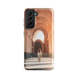 Coque solide pour Samsung® (Visite d'un temple indien) Home Travel World Store