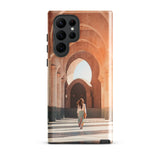 Coque solide pour Samsung® (Visite d'un temple indien) Home Travel World Store