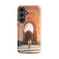 Coque solide pour Samsung® (Visite d'un temple indien) Home Travel World Store