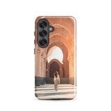 Coque solide pour Samsung® (Visite d'un temple indien) Home Travel World Store