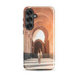 Coque solide pour Samsung® (Visite d'un temple indien) Home Travel World Store