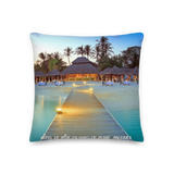 Coussin premium ( Hôtel de rêve aux Maldives ) FR Home Travel World Store
