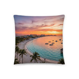 Coussin premium (Cancun Sunset) Home Travel World Store