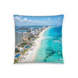 Coussin premium (Cancun Sunset) Home Travel World Store