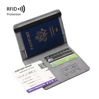 Couverture de passeport avec protection RFID Home Travel World Store