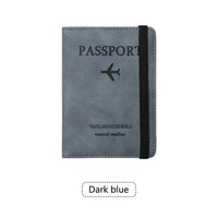 Couverture de passeport avec protection RFID Home Travel World Store