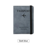 Couverture de passeport avec protection RFID Home Travel World Store