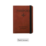 Couverture de passeport avec protection RFID Home Travel World Store