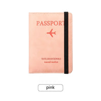 Couverture de passeport avec protection RFID Home Travel World Store