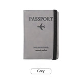 Couverture de passeport avec protection RFID Home Travel World Store
