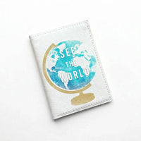 Couverture de protection de passeport personnalisée Home Travel World Store