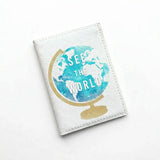 Couverture de protection de passeport personnalisée Home Travel World Store