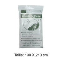 Couvertures de survie thermique 1 à 10 pièces Home Travel World Store