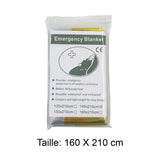 Couvertures de survie thermique 1 à 10 pièces Home Travel World Store