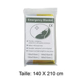 Couvertures de survie thermique 1 à 10 pièces Home Travel World Store