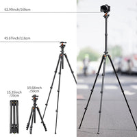 Trépied multifonction avec tête panoramique 360 degrés (K&F Concept) Home Travel World Store