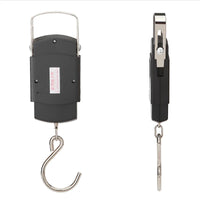 55kg/10g USB Charging Electronic Digital Scale Hanging Hook Fishing Travel Double Precision Luggage Weight Scale Balance Scales Home Travel World Store