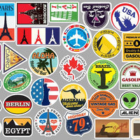 Kit Autocollants de voyage Pays ( Home Travel ) Home Travel World Store