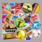 Kit Autocollants de voyage Pays ( Home Travel ) Home Travel World Store
