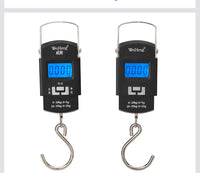 55kg/10g USB Charging Electronic Digital Scale Hanging Hook Fishing Travel Double Precision Luggage Weight Scale Balance Scales Home Travel World Store