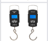 55kg/10g USB Charging Electronic Digital Scale Hanging Hook Fishing Travel Double Precision Luggage Weight Scale Balance Scales Home Travel World Store