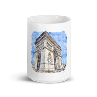 Mug Blanc Arc de Triomphe, Paris Home Travel World Store