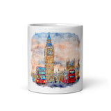 Mug Blanc Big Ben, London Home Travel World Store