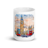 Mug Blanc Big Ben, London Home Travel World Store