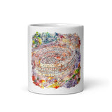 Mug Blanc Colosseum, Italia Home Travel World Store