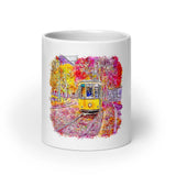 Mug Blanc Milan, Italia Home Travel World Store