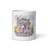 Mug Blanc Peace Arch of Milan, Italy Home Travel World Store