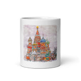 Mug Blanc Red Square - Moscow, Russia Home Travel World Store