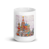 Mug Blanc Red Square - Moscow, Russia Home Travel World Store