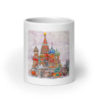 Mug Blanc Red Square - Moscow, Russia Home Travel World Store