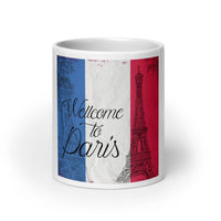 Mug Blanc Welcome to Paris Home Travel World Store