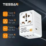Multiprise international universel de voyage USB C Home Travel World Store