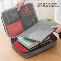 Porte documents et passeports de voyage étanches Home Travel World Store